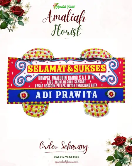 Papan Bunga Ucapan Selamat Akedotilou